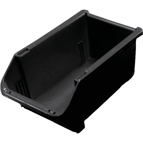 ヒシ 導電T型コンテナ(ネスティングタイプ) W200×D373×H155 黒 T-8-E-BK 1 個