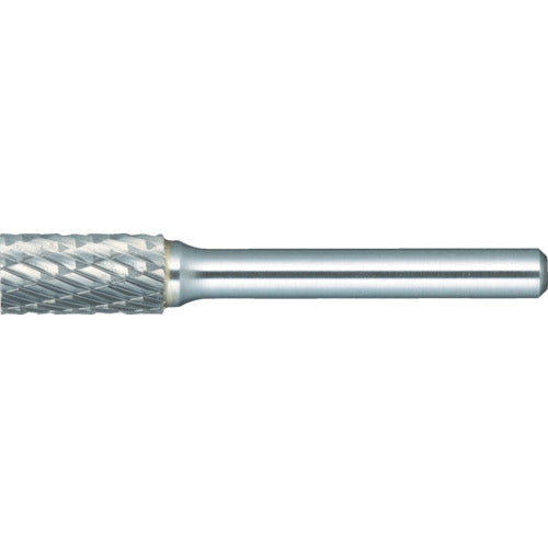 TRUSCO Carbide Bur, Cylindrical, Φ12.7 x Blade Length 25 x Shaft 6, Course Cut, TH1C127, 1 Piece