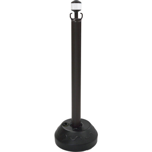 安全興業 チェーンスタンド AZチェーンポールブラウン 白反射 CHE-BW 1 個