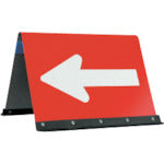 安全興業 公団型矢印板 アルミ公団型矢印板 450*600 赤/白反射 JH-450 1 台