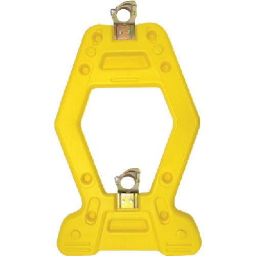 안전 흥업 수지제 표시 스탠드 AZ 스탠드 옐로우(간단 클램프 부착) AZY-K 1개