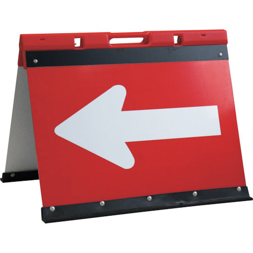 Anzen Kogyo Directional Sign Aluminum Directional Sign Folding 500*700 JHO-700 1 unit