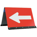 安全興業 公団型矢印板 ガルバ公団型矢印板 450*600 赤/白反射 JHG-450 1 台