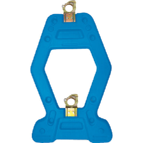 安全興業 樹脂製表示スタンド AZスタンド ブルー(簡単クランプ付) AZB-K 1 個