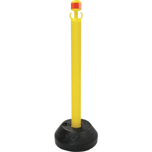 安全興業 チェーンスタンド AZチェーンポール黄 オレンジ反射 CHE-PYO 1 個
