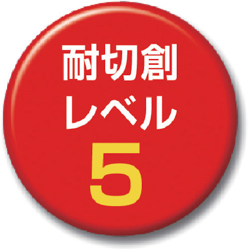 TRUSCO 내절 창갑 PU #5 L TCRG-5PU-L 1 쌍