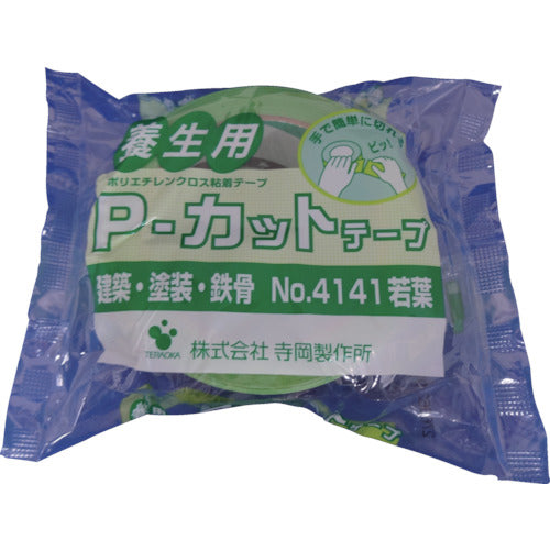TERAOKA P-CUT TAPE NO. 4141 Wakaba 50mm x 25m 4141 LGR-50X25 1 roll