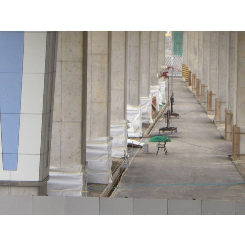 하기와라 타피 PE 방염 시트 화이트 5.4m×5.4m PEBO-D5454 1장