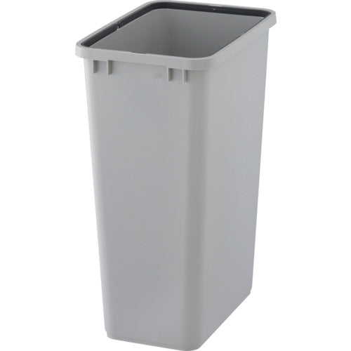 TRUSCO PP pail, square, 48L, TPPK-45-GY, 1 unit