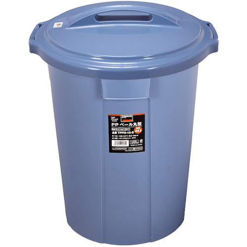 TRUSCO PP pail round type 70/90L compatible lid TPPM-7090F-B 1 piece