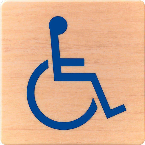 빛 돔 사인 나뭇결 장애인 마크 MAB1017-3 1 장