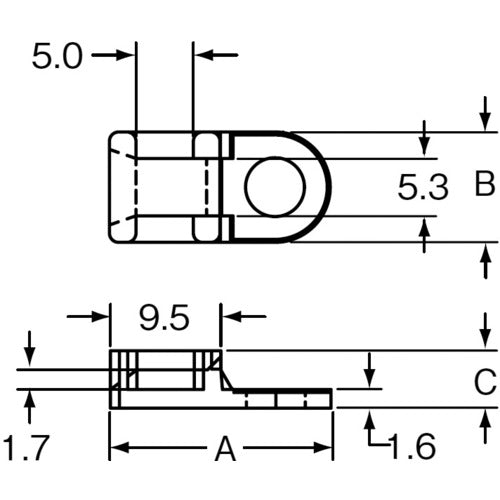 PANDUIT タイアンカー ナチュラル (100個入) TA1S8-C 1 袋