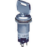 NKKスイッチズ ねじ取付け形キーロックスイッチSKシリーズ ON−ON 片側タイプ SK-12BAS1 1 個