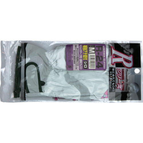 Otafuku Pig Leather Reinforced Padded Velcro M R-24-M 1 Pair