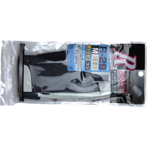 おたふく 豚革甲メリヤスマジック付 紺 M R-29-N-M 1 双