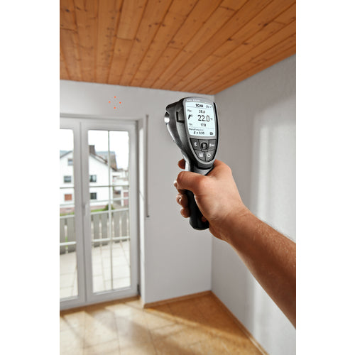 TESTO 赤外放射温度計 testo 835−H1(気体温湿度センサ付き) TESTO835-H1 1 個