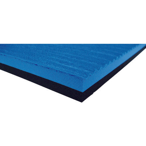 ワニ印 養生敷板 ワニ板(WANIBAN)ブルー 16MM厚1.1M×1.8M 004945 1 枚