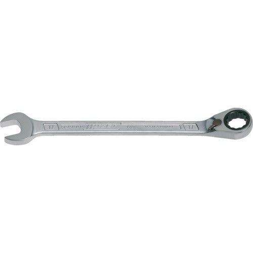 HAZET Switchable Gear Wrench (Combination Type) 17mm 606-17 1 piece