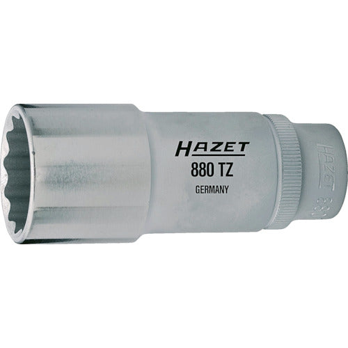 HAZET Deep Socket Wrench (12-sided type, 9.5 mm drive, 14 mm across) 880TZ-14 1 pc