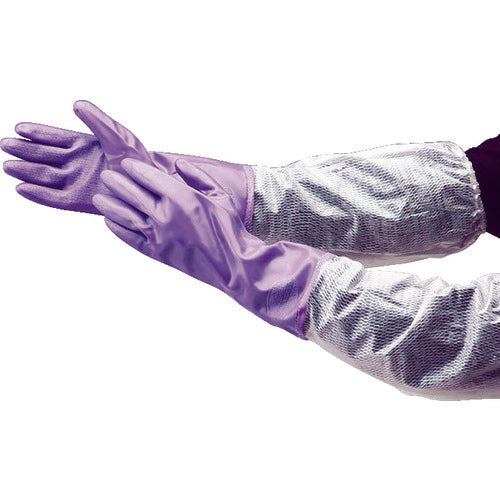 Dunlop Thick Vinyl with Arm Covers L Violet 6361 1 Pair