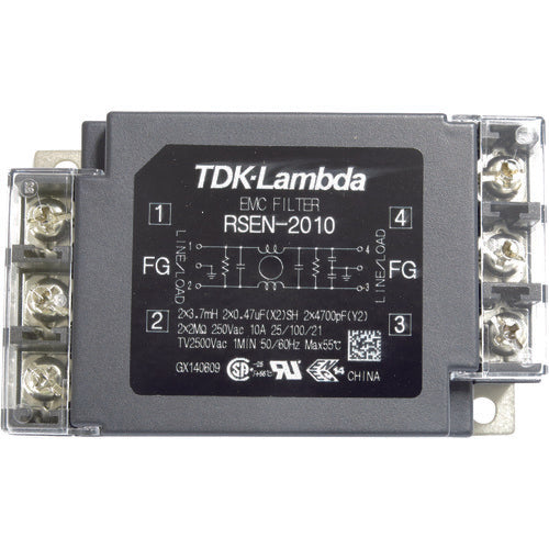 TDK Lambda Noise Filter RSEN Standard Type 250V 10A RSEN-2010 1 piece