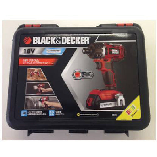 B/D 18V lithium impact driver EXI18 1 unit