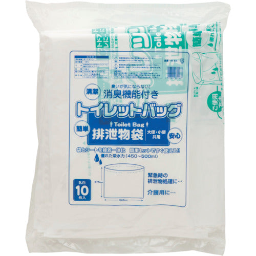 Watanabe Toilet Pack Excrement Disposal Bag Milky White TW-64 1 Bag
