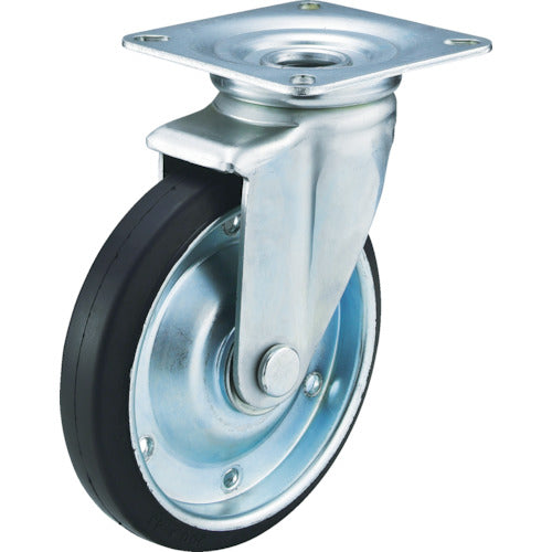 TRUSCO Press-made swivel caster for transport vehicles Φ130 TR-130J 1 piece