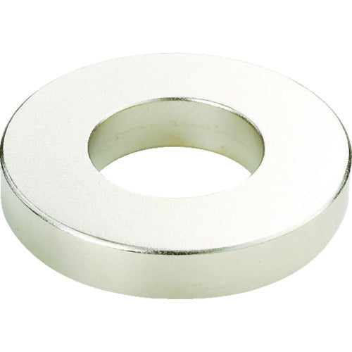 TRUSCO 네오디뮴 자석 외경 10mmX 구멍 직경 6mmX 두께 10mm 10개입 TN10-6RA-10P 1봉