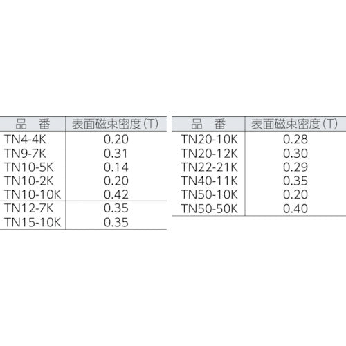 TRUSCO 네오디뮴 자석 각형 20mmX12mmX5mm 5개입 TN20-12K-5P 1봉