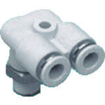 CKD 튜브 피팅 뉴 조인트 스테인리스 타입(FY형 R 부착) 적합 튜브 외경 4mm 접속 구경 M5 ZW-FY4-M5-P4 1개