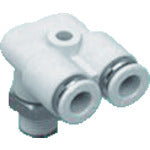 CKD チューブ継手 ニュージョイントステンレスタイプ(FY形R付) 適合チューブ外径8mm 接続口径R1/4 ZW-FY8-8-P4 1 個