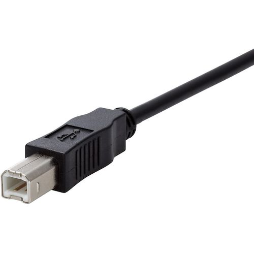 ELECOM USB2.0 케이블 A-B 타입 사양 고정 2m 블랙 U2C-AB20BK/ID 1개