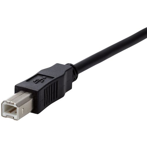 ELECOM USB2.0 케이블 A-B 타입 사양 고정 3m 블랙 U2C-AB30BK/ID 1개