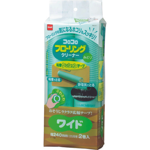 ニトムズ コロコロスペアテープフローリングクリーナーワイド (2巻入) C1780 1 PK