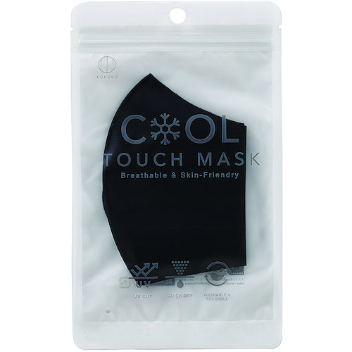 KOKUBO Cool Touch Mask Black KM-369 1 piece