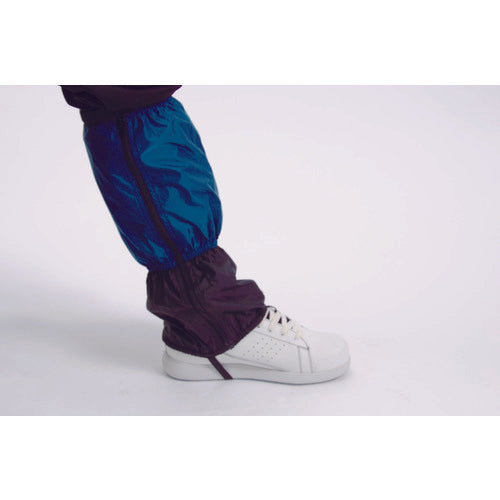 TRUSCO 足カバー チャック付ロング インディゴ TLC-CLIG 1 組