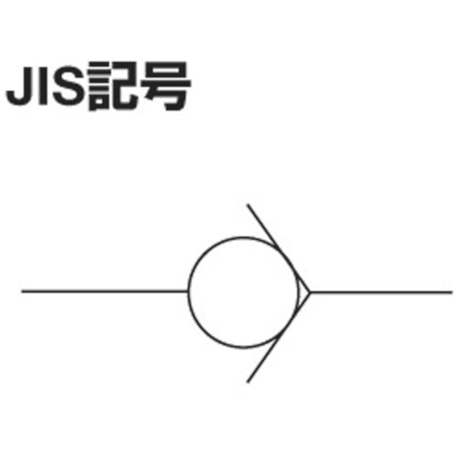 PISCO 低作動圧チェックバルブ ユニオンストレート CVLU6-6 1 個