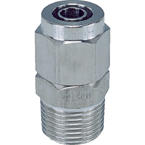 PISCO SUS316 조임 피팅 스트레이트 튜브 0640 나사 R1/8 NSC0640-01 1개