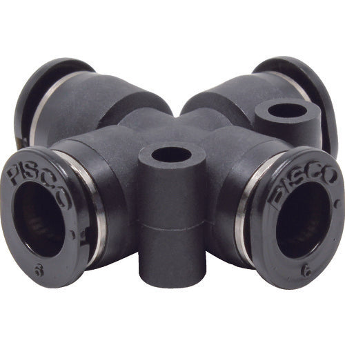 PISCO チューブフィッティングミニタイプ クロスエイ PZA6M 1 個