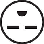 아메리칸전기 평날형 복식 매입 콘센트 접지 2P15A250V 7120GD 1개