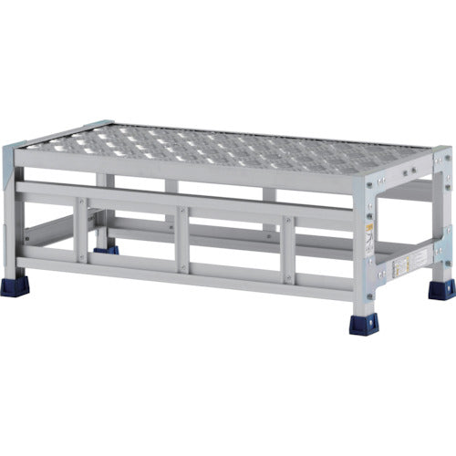 ALINCO workbench (checkered plate type) 1 tier, tabletop dimensions 800 x 400 mm, height 0.3 m, CSBC138S, 1 unit