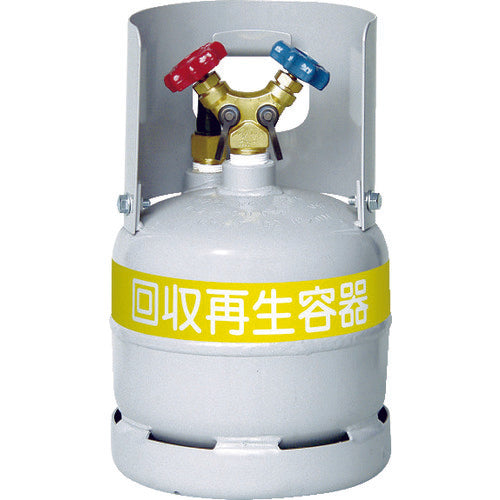 Asada フロン回収ボンベ フロートセンサー付 6L 無記名 TF090 1 本