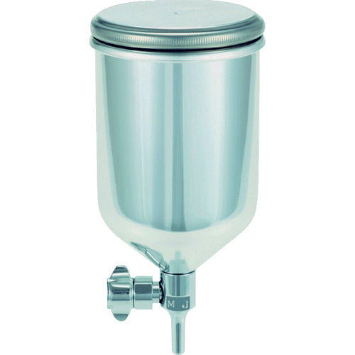 アネスト岩田 スプレーガン用塗料カップ(重力式用) アルミ製脚付き重力式カップ 400ml PC-400AB-2LF 1 個