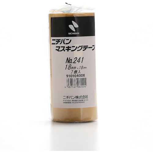 Nichiban Masking Tape 241H-18 18mm x 18m (7 rolls) 241H-18 1 PK