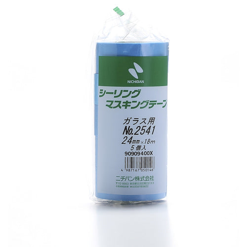 Nichiban Sealing Masking Tape (for Glass) 2541H-24 24mm x 18m (5 rolls) 2541H-24 1 PK