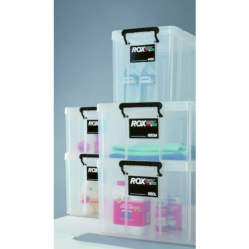 TENMA Lid-type Storage Case Rocks 530S Clear 390 x 530 x 165 811001039 1 pc