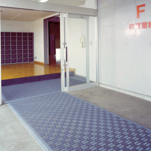 Mizushima Cross Line Mat Ace, Gray, 420-0310, 1 sheet