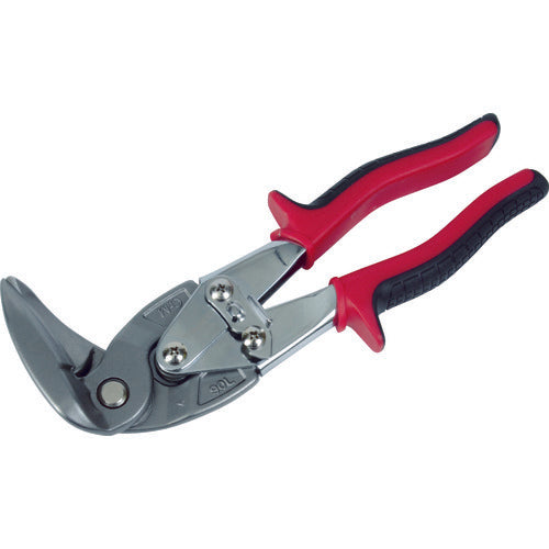 TRUSCO 万能金切ハサミ オフセットタイプ 左曲り 90度 TGH-220FL 1 丁