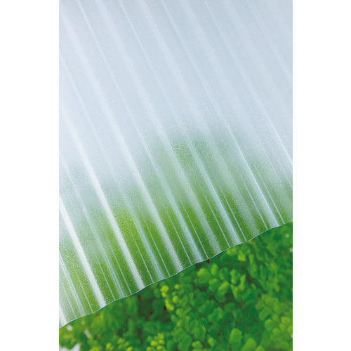 Takiron Polycarbonate Corrugated Sheet 32 Waves 6ft 650 Clear Frost 217620 1 Sheet